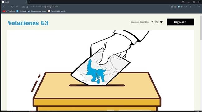 Interfaz de usuario gráfica, Sitio web  Descripción generada automáticamente