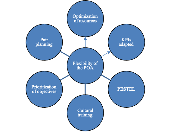 Strategy diagram for flexible POA