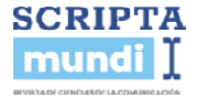 El logo muestra la palabra "SCRIPTA" en letras mayúsculas azules con un estilo de fuente de máquina de escribir y debajo un rectángulo azul claro con la palabra "mundi" en blanco seguida de una letra "I" mayúscula en negro.

Descripción generada con IA