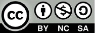 Símbolos de licencia Creative Commons que indican atribución, uso no comercial y compartir igual.

Descripción generada con IA