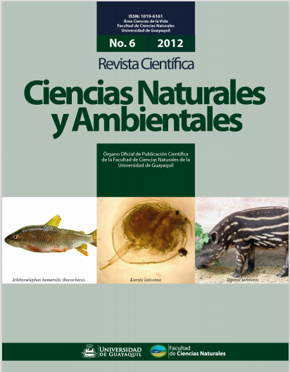 					Ver Vol. 6 Núm. 1 (2012): Revista Científica Ciencias Naturales y Ambientales 
				