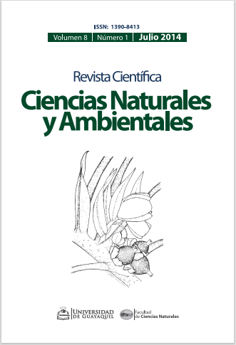 Vol. 8 Núm. 1 (2014): Revista Científica Ciencias Naturales y Ambientales | Revista  Científica Ciencias Naturales y Ambientales