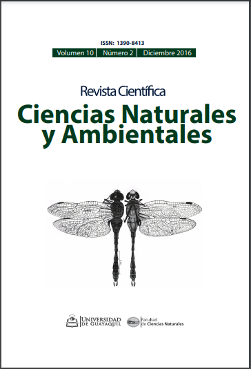					Ver Vol. 10 Núm. 2 (2016): Revista Científica Ciencias Naturales y Ambientales 
				